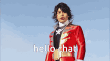 Hello Chat Red Ranger GIF - Hello Chat Red Ranger Gokaiger GIFs