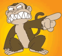 Monkey Point GIF - Monkey Point Family Guy GIFs