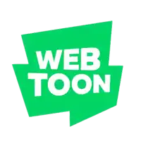 the logo for webtoon is a green speech bubble with white text on it .