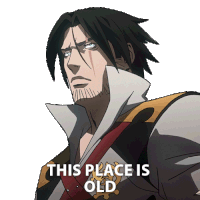 This Place Is Old Trevor Belmont Sticker - This Place Is Old Trevor Belmont Richard Armitage Stickers