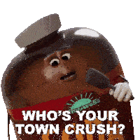 Who'S Your Town Crush Sausage Party Foodtopia Sticker