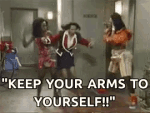 Keep Your Arms To Yourself GIF
