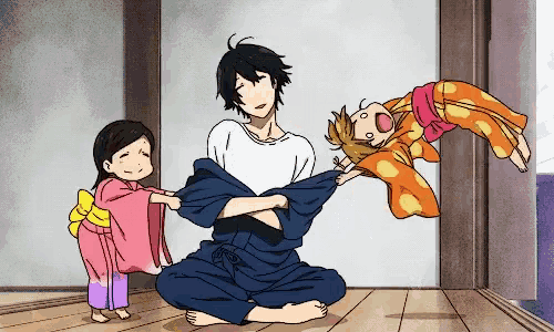 Naru at the beach // Barakamon