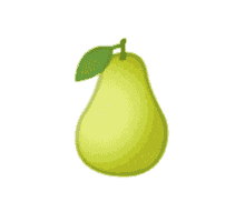 pear fruit sweet bite missing bites
