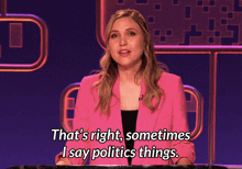 Thats Right Sometimes I Say Politics Things After Midnight GIF