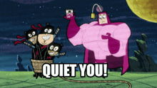Billy And Mandy Quiet You GIF - Billy And Mandy Quiet You Funny GIFs