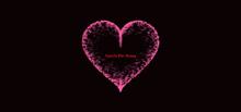 a pink heart with the name nguyễn duc hoang written on it