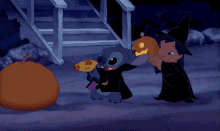 Lilo And Stitch Pumpkin GIF - Lilo And Stitch Pumpkin Halloween GIFs