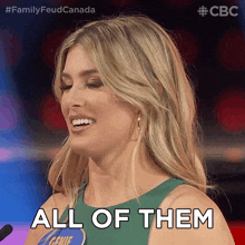 All Of Them Family Feud Canada GIF - All Of Them Family Feud Canada Each One Of Them GIFs