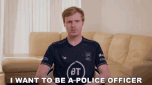 I Want To Be A Police Officer Jørgen Elgåen GIF - I Want To Be A Police Officer Jørgen Elgåen Hatrixx GIFs