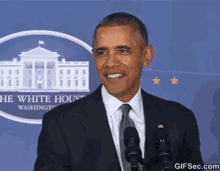 Obama Smiling GIF - Obama Smiling Laughing GIFs