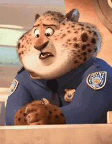 zootopia furry huh clawhauser confused