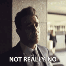 Not Really No Bobby Cannavale GIF - Not Really No Bobby Cannavale Colin Belfast GIFs