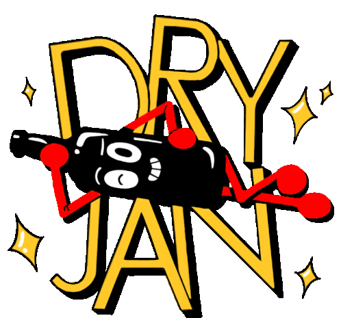 Dry January Sticker - Dry January Stickers