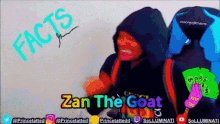 Zan The Goat Hoodie GIF - Zan The Goat Hoodie Punching The Air GIFs