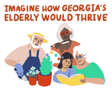 imagine how georgias elderly would thrive if the rich contributed what they owe us taxes race class