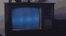 old tv watching tv glitch