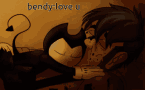 For Bendy Fans Like Ti And Love Ti Bendy Cute GIF - For Bendy Fans Like Ti And Love Ti Bendy Cute Love You GIFs