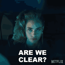 Are We Clear Zoe GIF - Are We Clear Zoe Night Teeth GIFs