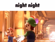 Mario Night Night GIF - Mario Night Night Luigi GIFs