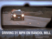 Randol Mill 30mph GIF - Randol Mill 30mph Cops GIFs