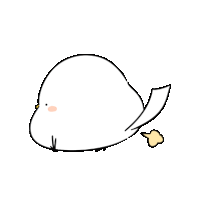 White Bird Sticker