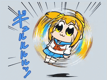 |vessbN OO 邮 |vq GIF - Pop Team Epic Spin - Discover & Share GIFs