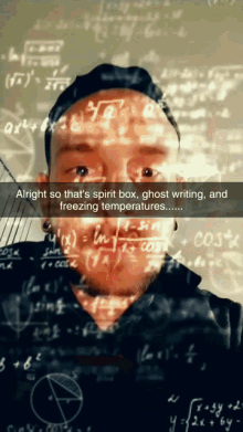 Spirit Box Ghost Writing GIF - Spirit Box Ghost Writing And Freezing Temperatures GIFs