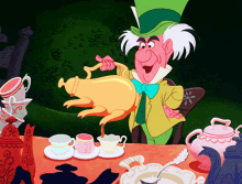 Mad Hatter What Do You Mean GIF - Mad Hatter What Do You Mean Pouring GIFs
