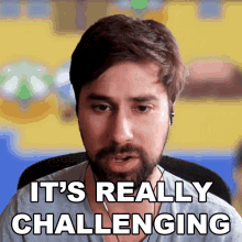 Its Really Challenging Wolfe Glick GIF - Its Really Challenging Wolfe Glick Wolfeyvgc GIFs