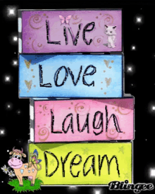 Live Love Laugh Dream GIF - Live Love Laugh Dream GIFs