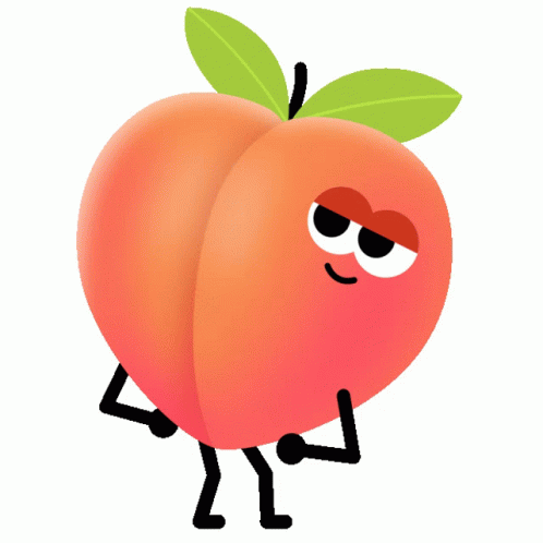 Peach Animated Gif Sticker Peach Animated Gif Cute Discover And