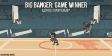 big banger game winner basketball layup