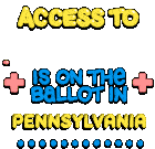 Election Pa Sticker - Election Pa Pennsylvania Stickers