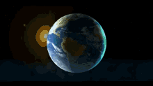 Spinning Earth GIF - Space Science Animation GIFs