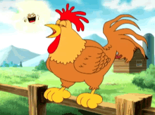 Rooster Cockadoodledoo GIF - Rooster Cockadoodledoo Good Morning GIFs