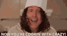 weird al now you are cooking crazy