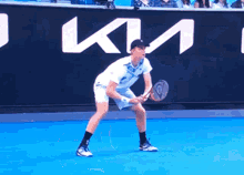 Kevin Anderson Return Of Serve GIF - Kevin Anderson Return Of Serve Tennis GIFs