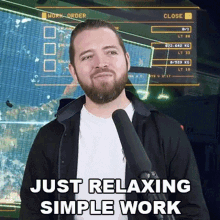 Just Relaxing Simple Work Bricky GIF - Just Relaxing Simple Work Bricky Easy Job GIFs