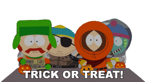 Trick Or Treat Kenny Mccormick Sticker - Trick Or Treat Kenny Mccormick Eric Cartman Stickers