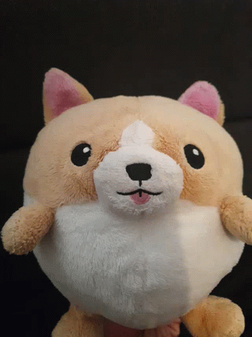 Nugget The Dog Stuffed Toy GIF - Nugget The Dog Stuffed Toy Cute ...