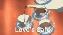 Pouring Loves Cafe GIF