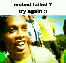 Ronaldinho Embed Fail GIF - Ronaldinho Embed Fail Discord Mod GIFs