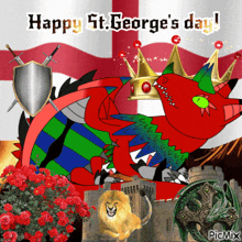 St George’s Day England GIF - St George’s Day St George England GIFs