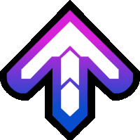 Purple Ddr Arrow Sticker