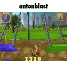 a video game with the word antonblast on top