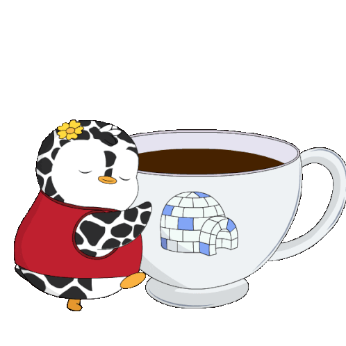 Coffee Tea Sticker - Coffee Tea Penguin Stickers