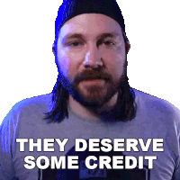 They Deserve Some Credit Michael Kupris Sticker - They Deserve Some Credit Michael Kupris Become The Knight Stickers
