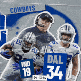 Dallas Cowboys (34) Vs. Indianapolis Colts (19) Fourth Quarter GIF - Nfl National Football League Football League GIFs