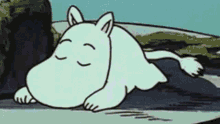 Namjoon Moomin GIF - Namjoon Moomin Sleeping GIFs